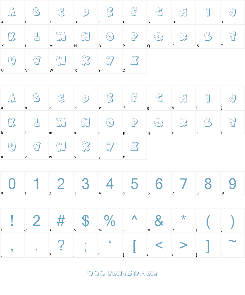 KR Ha Ha Font Character